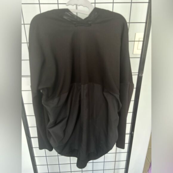 Zara Black Open Front Cocoon Cardigan EUC - Picture 6 of 7